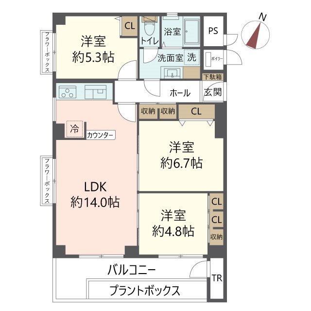 物件の間取り画像