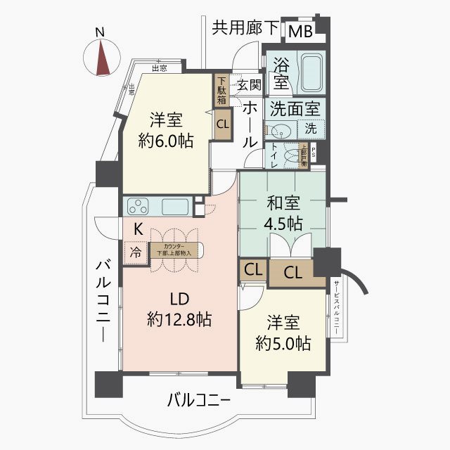 物件の間取り画像