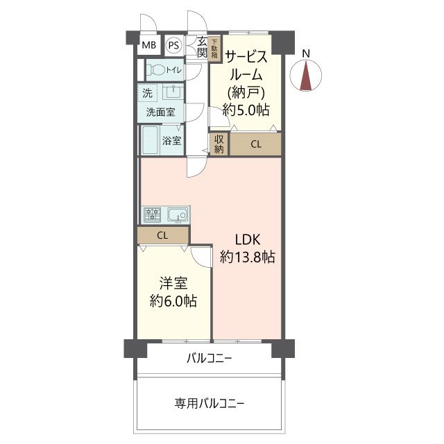 物件の間取り画像