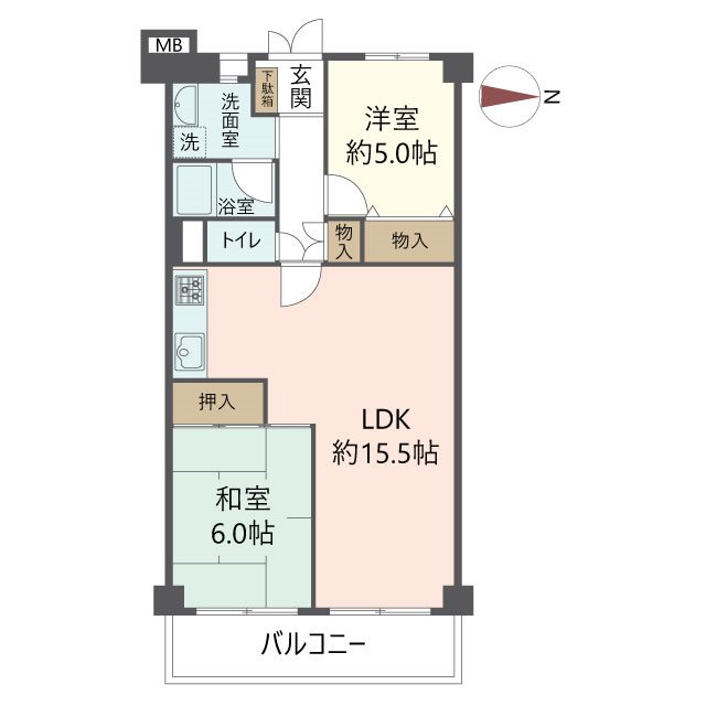 物件の間取り画像