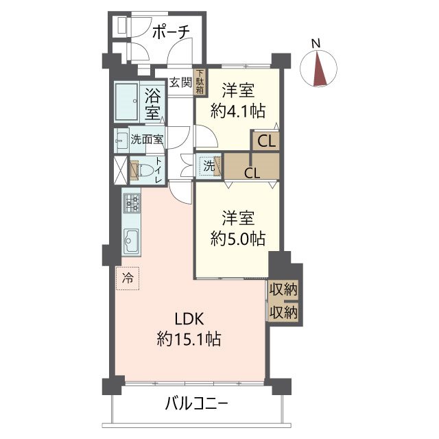 物件の間取り画像