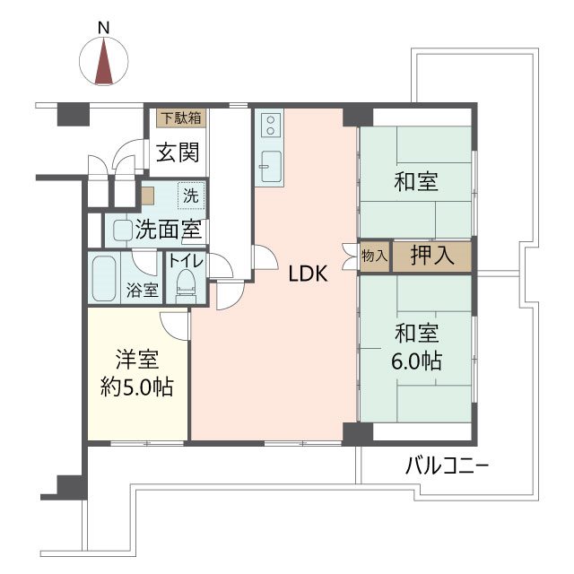 物件の間取り画像