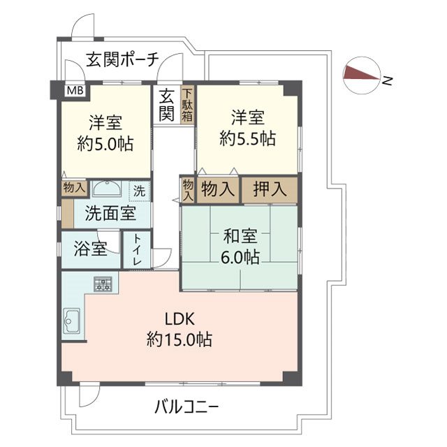 物件の間取り画像