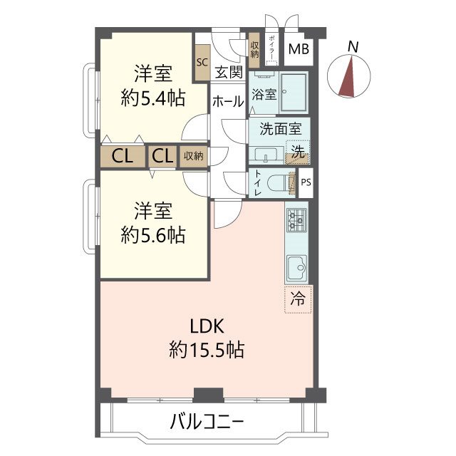 物件の間取り画像