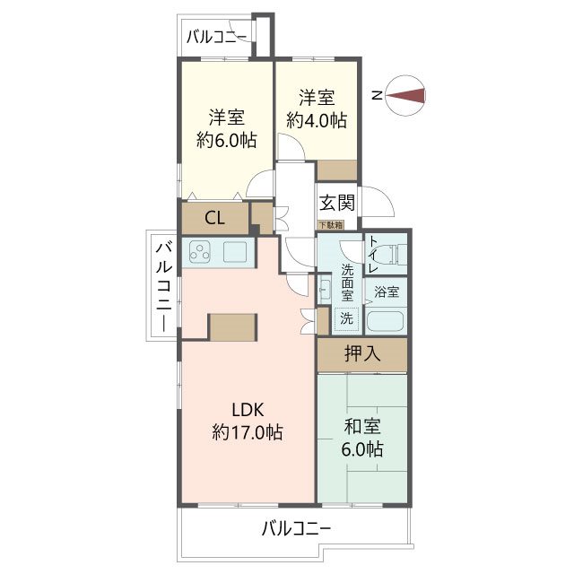 物件の間取り画像