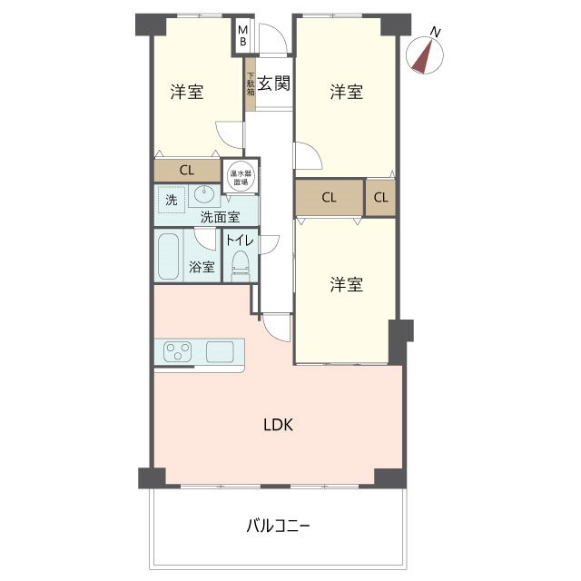 物件の間取り画像