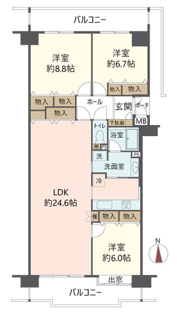 物件の間取り画像