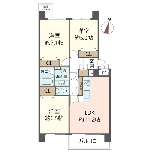 物件の間取り画像