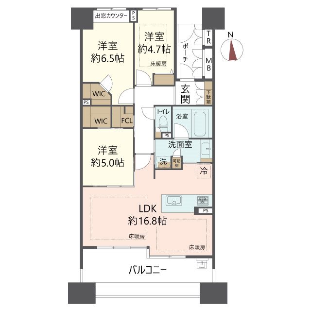 物件の間取り画像