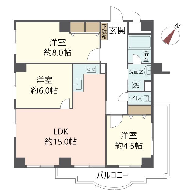 物件の間取り画像