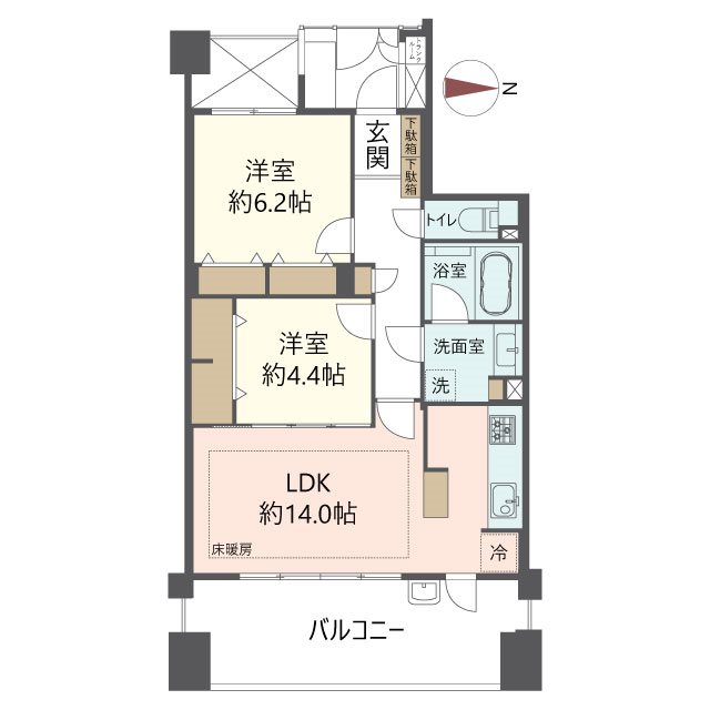 物件の間取り画像