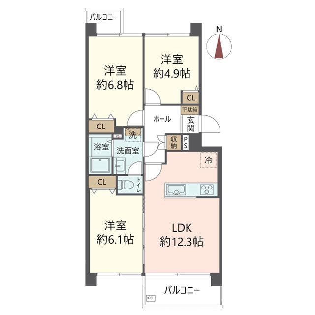 物件の間取り画像