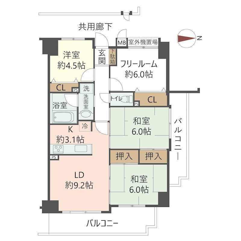 物件の間取り画像