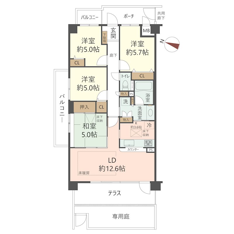 物件の間取り画像