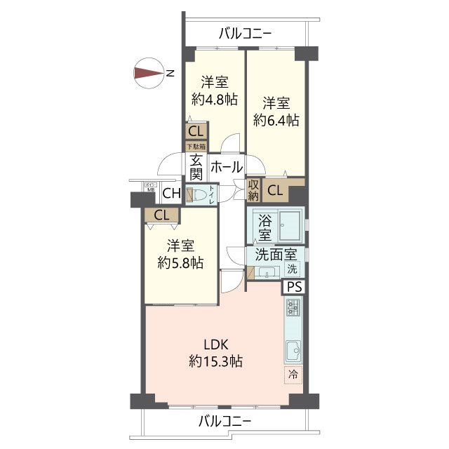 物件の間取り画像