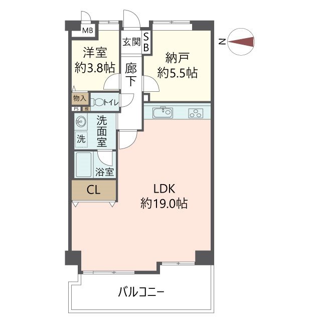 物件の間取り画像