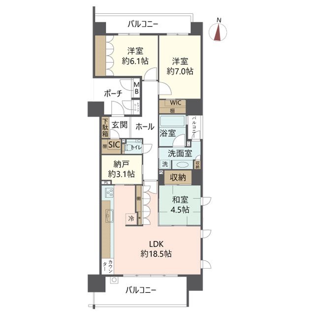 物件の間取り画像