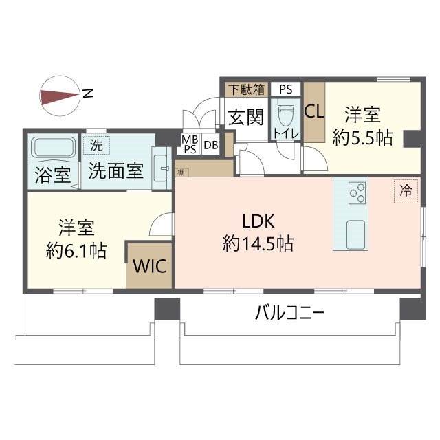 物件の間取り画像