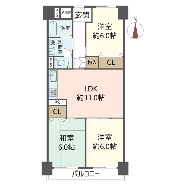 物件の間取り画像