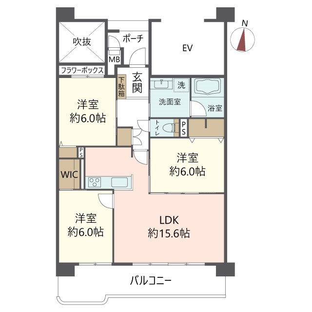 物件の間取り画像