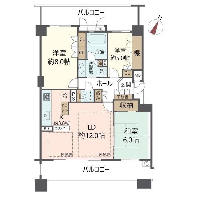 物件の間取り画像