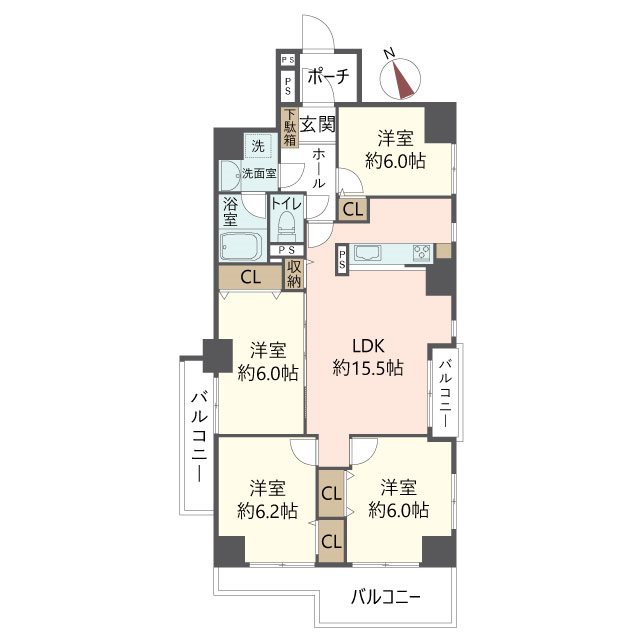 物件の間取り画像
