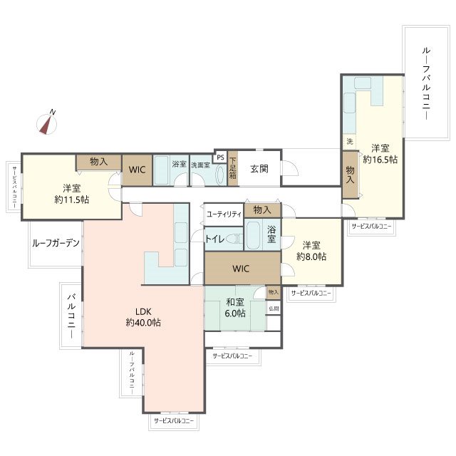 物件の間取り画像