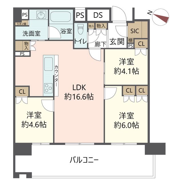 物件の間取り画像