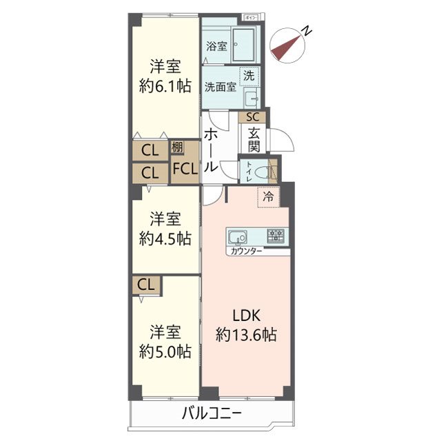 物件の間取り画像