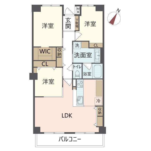 物件の間取り画像