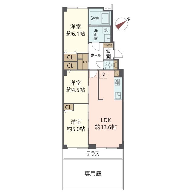 物件の間取り画像