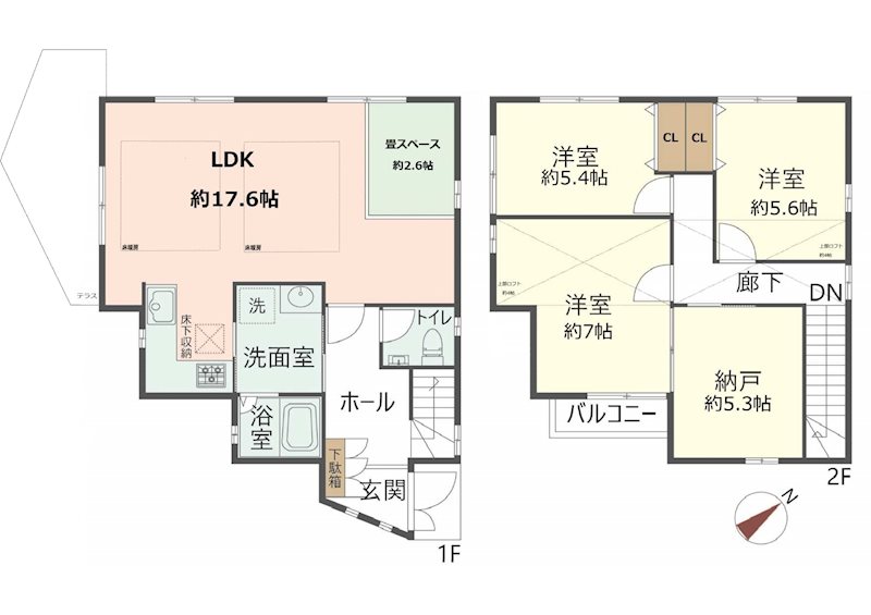 物件の間取り画像