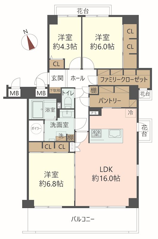 物件の間取り画像