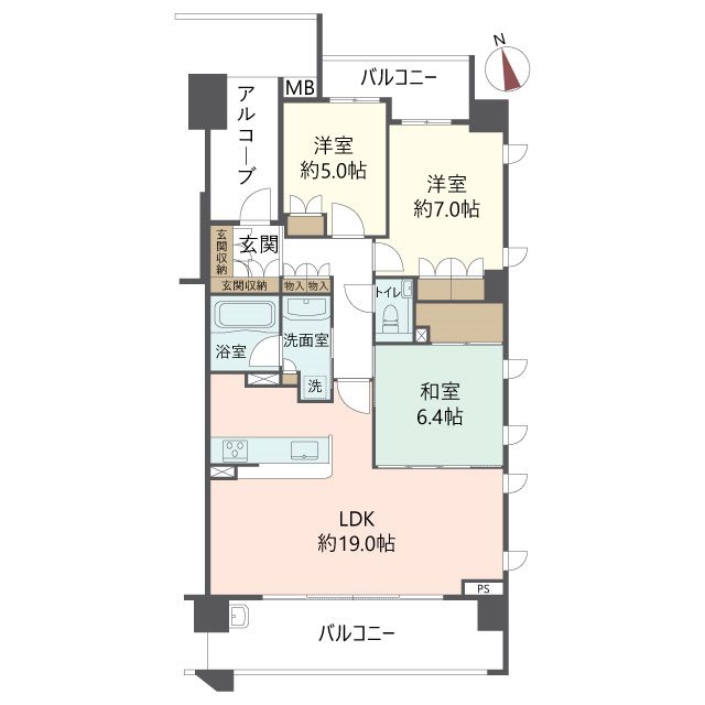 物件の間取り画像
