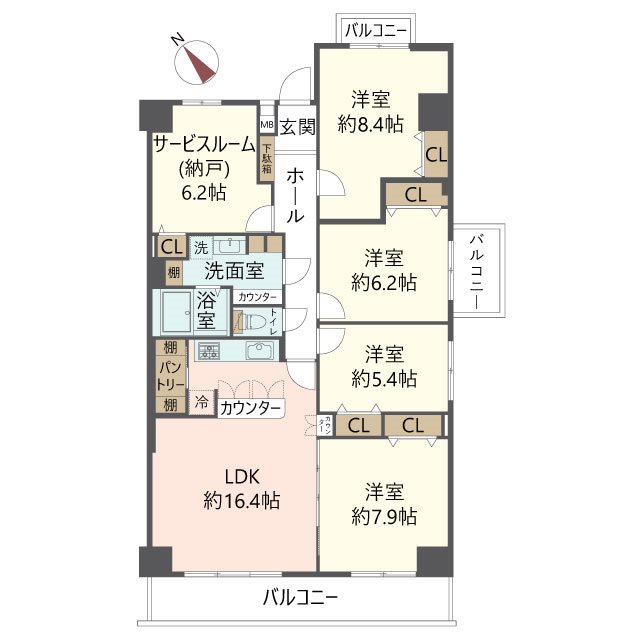 物件の間取り画像