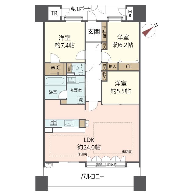物件の間取り画像