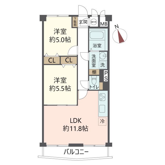 物件の間取り画像