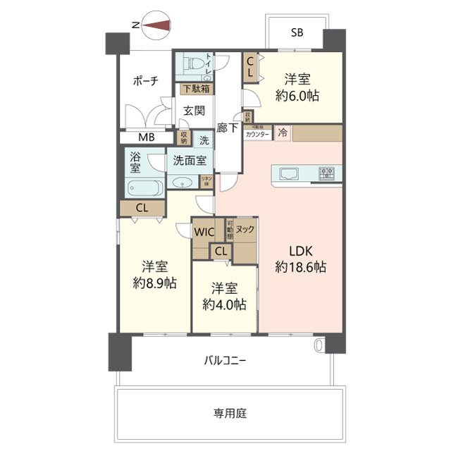 物件の間取り画像