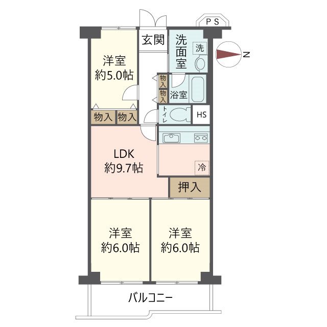 物件の間取り画像