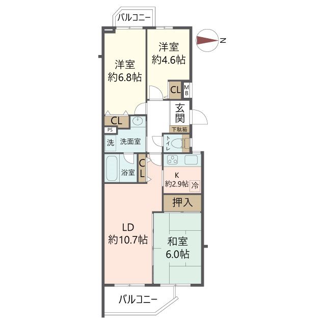 物件の間取り画像