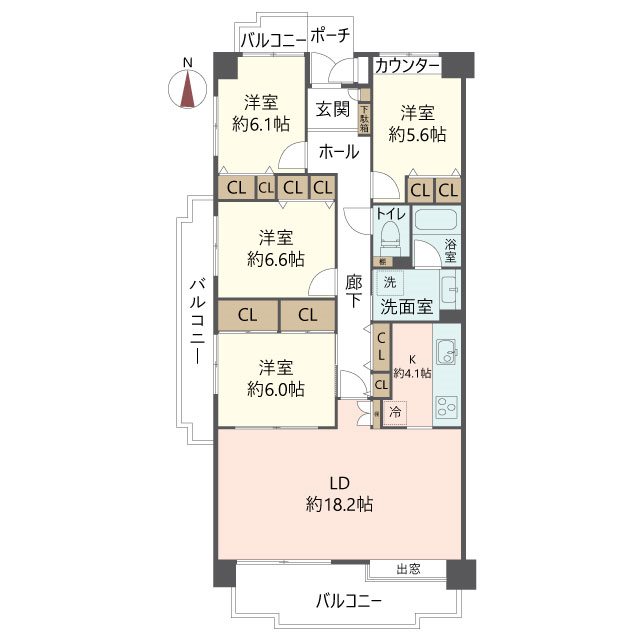 物件の間取り画像