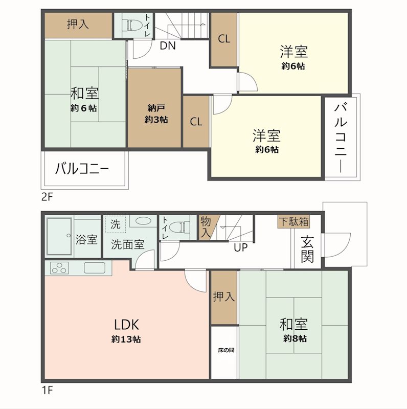 物件の間取り画像