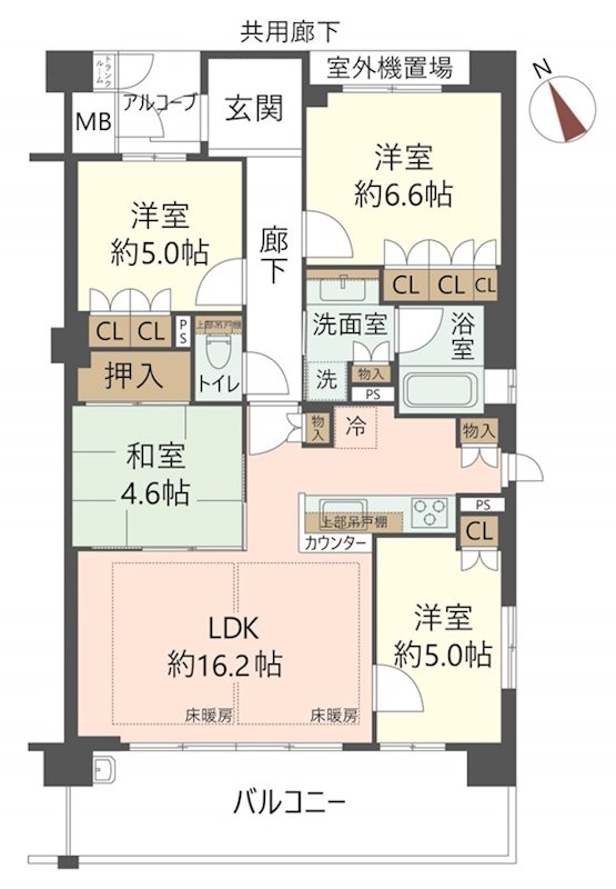 物件の間取り画像