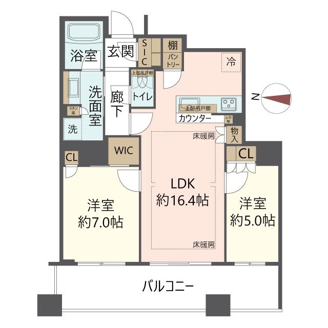 物件の間取り画像