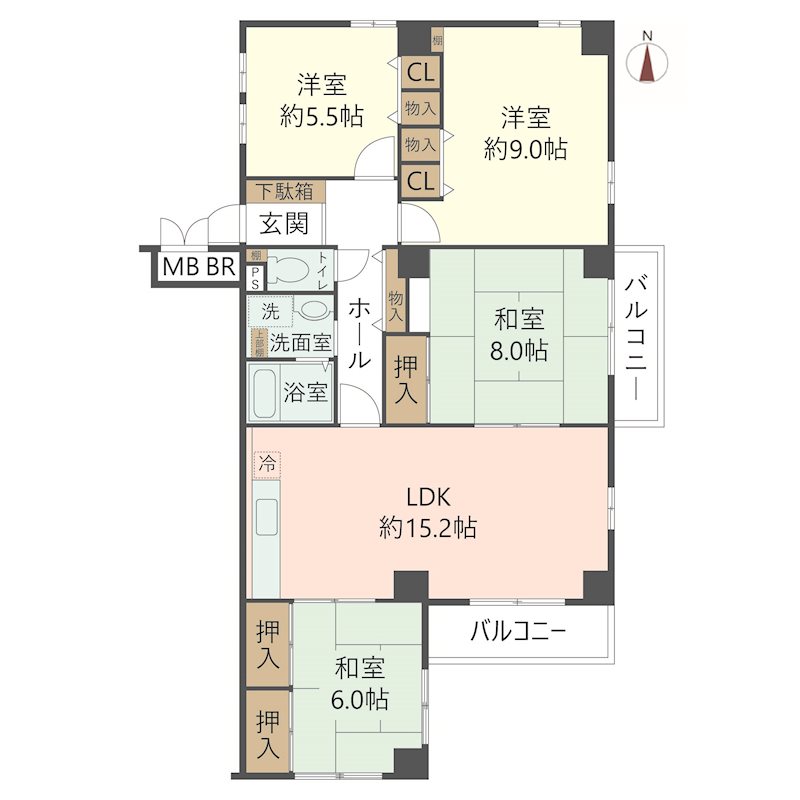 物件の間取り画像