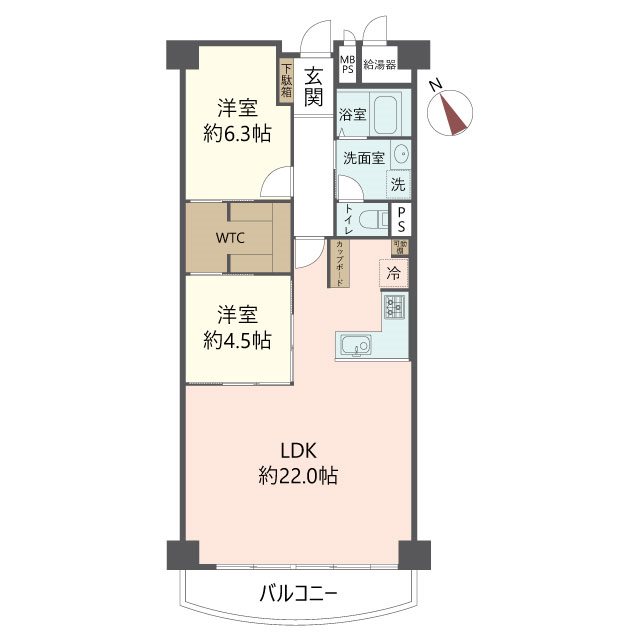 物件の間取り画像