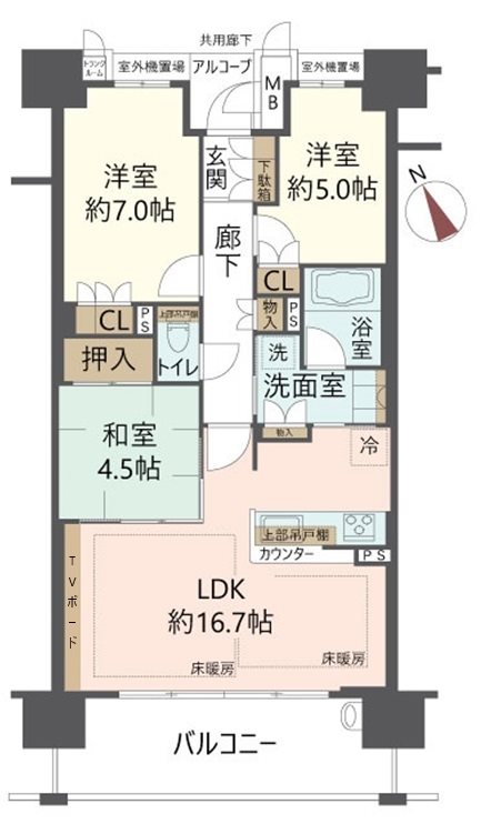 物件の間取り画像