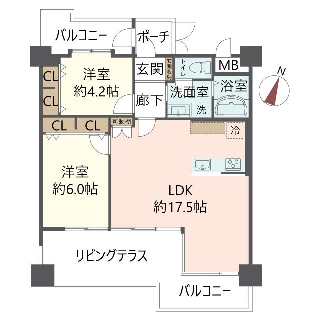 物件の間取り画像
