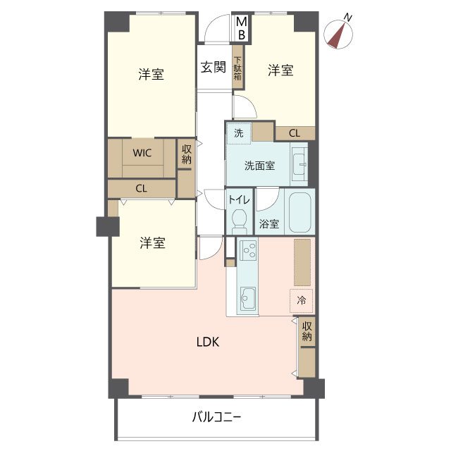 物件の間取り画像