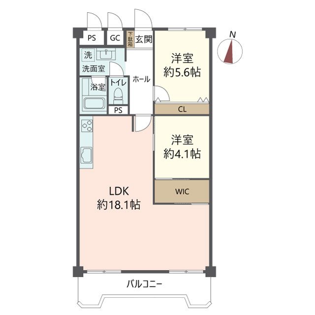 物件の間取り画像